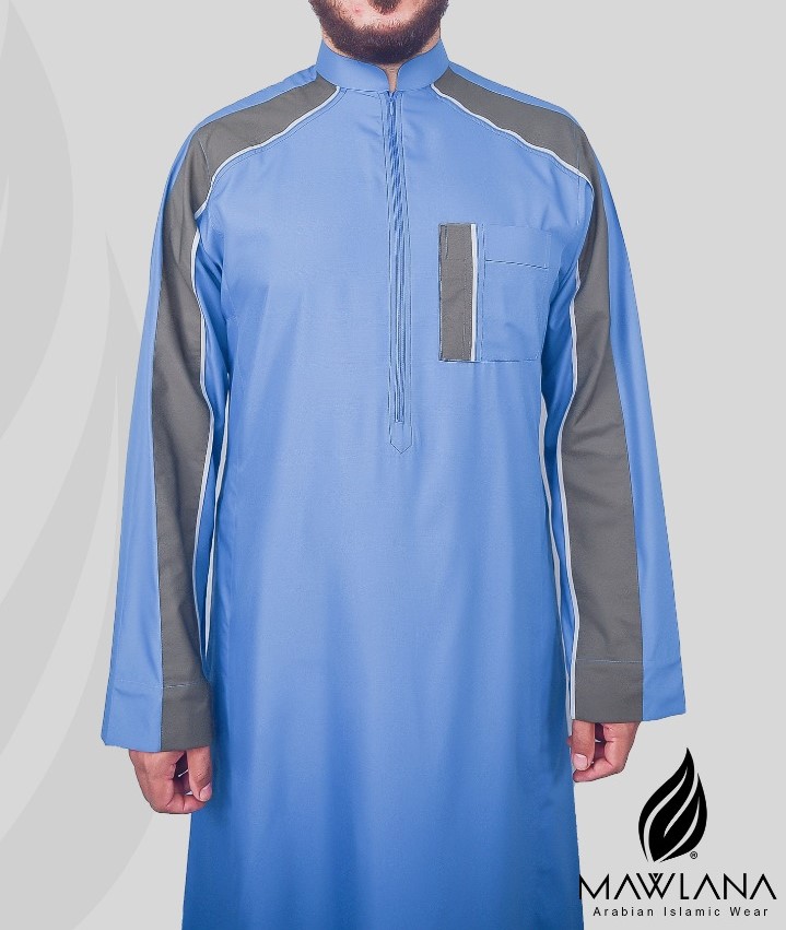 JUBAH box lelaki lengan panjang kingdom calligrapgy
