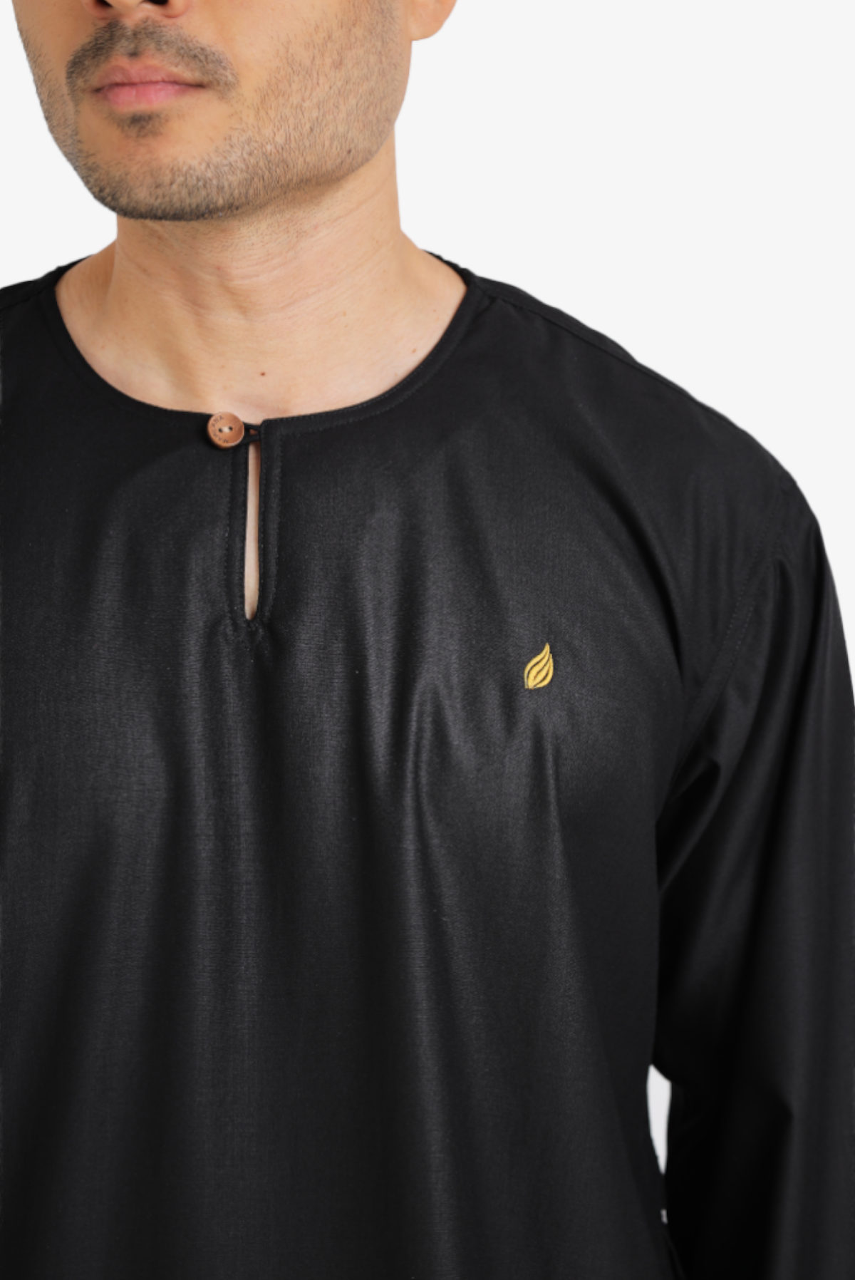 KURTA MAWLANA JOHOR IN BLACK