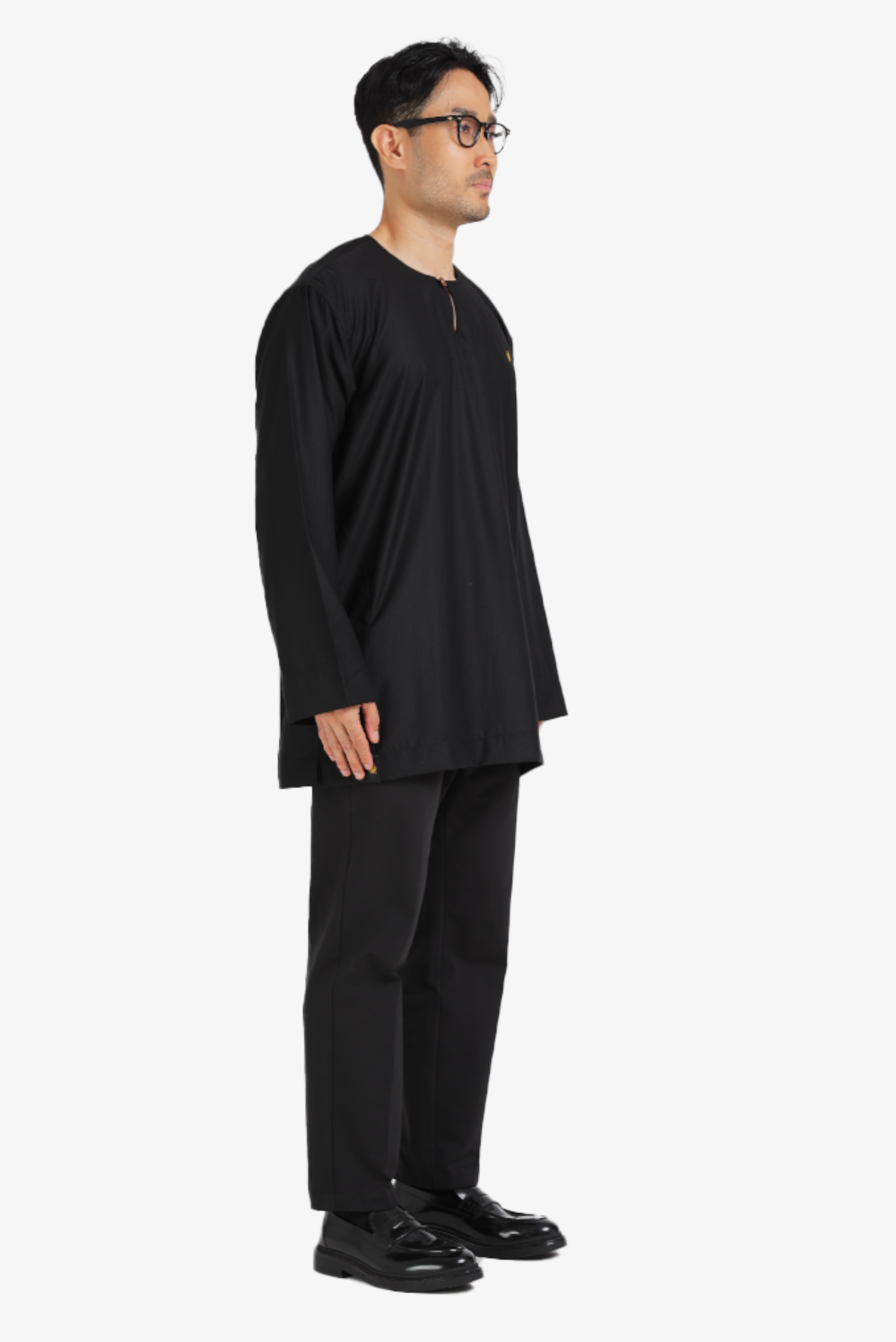 KURTA MAWLANA JOHOR IN BLACK