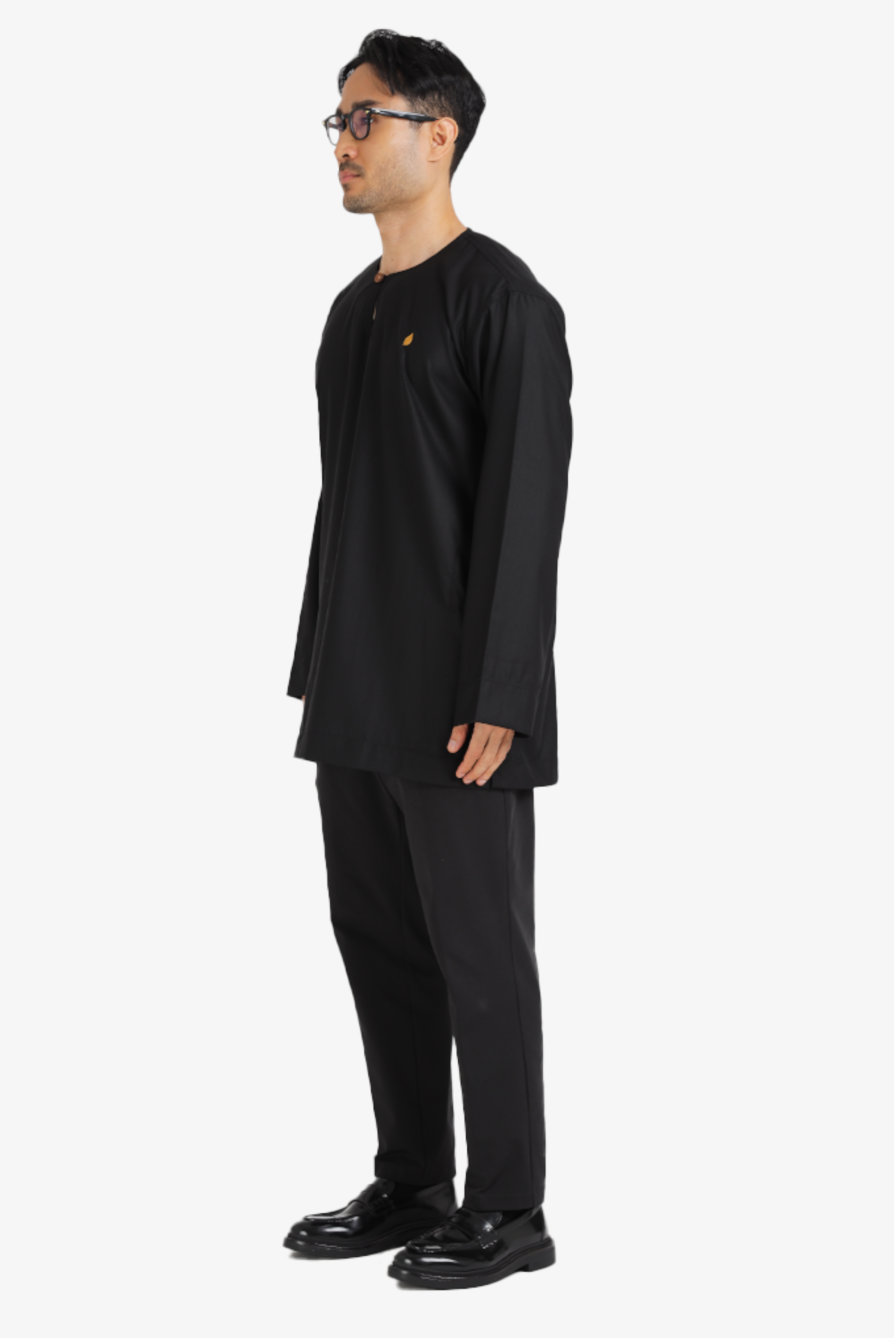 KURTA MAWLANA JOHOR IN BLACK