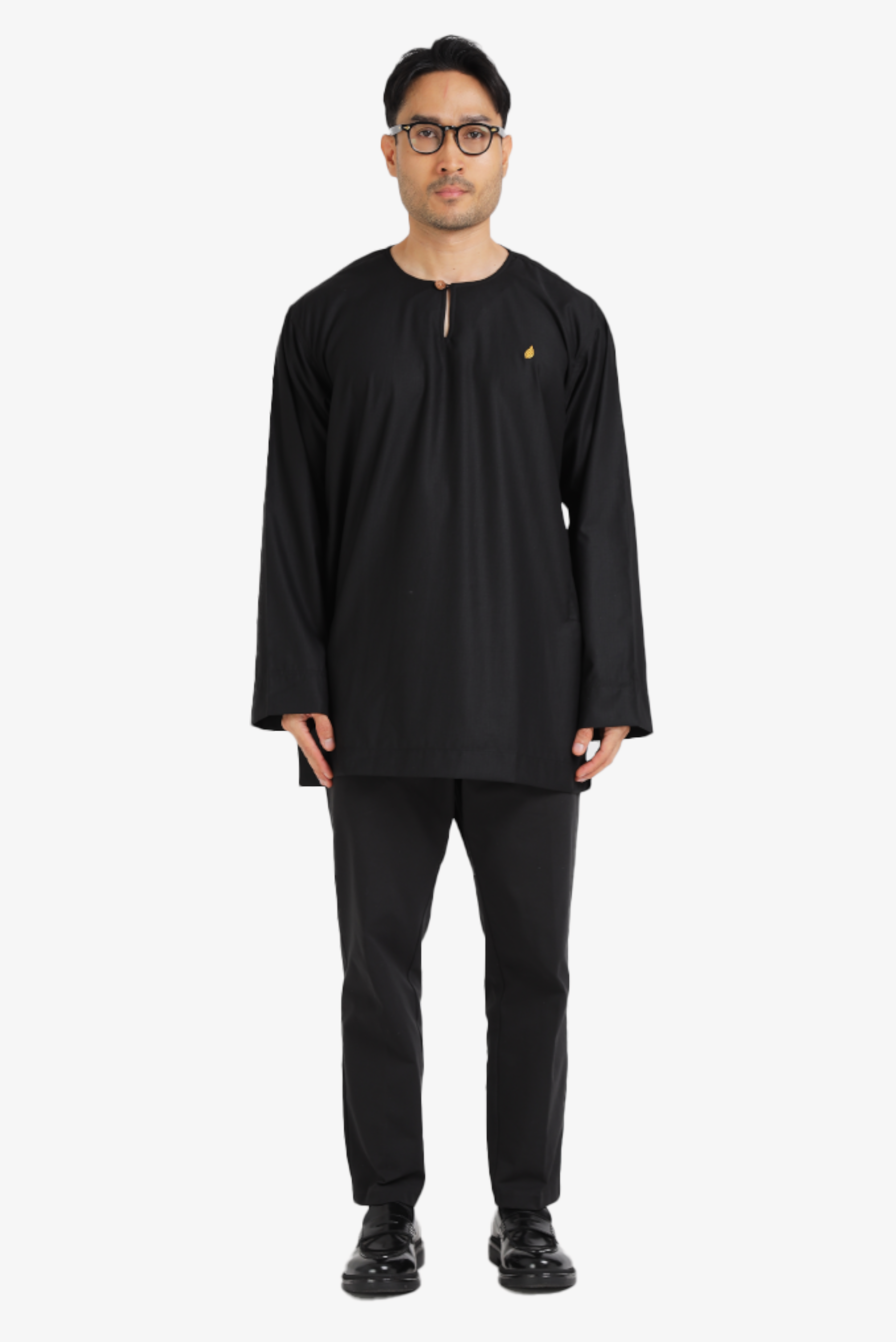 KURTA MAWLANA JOHOR IN BLACK