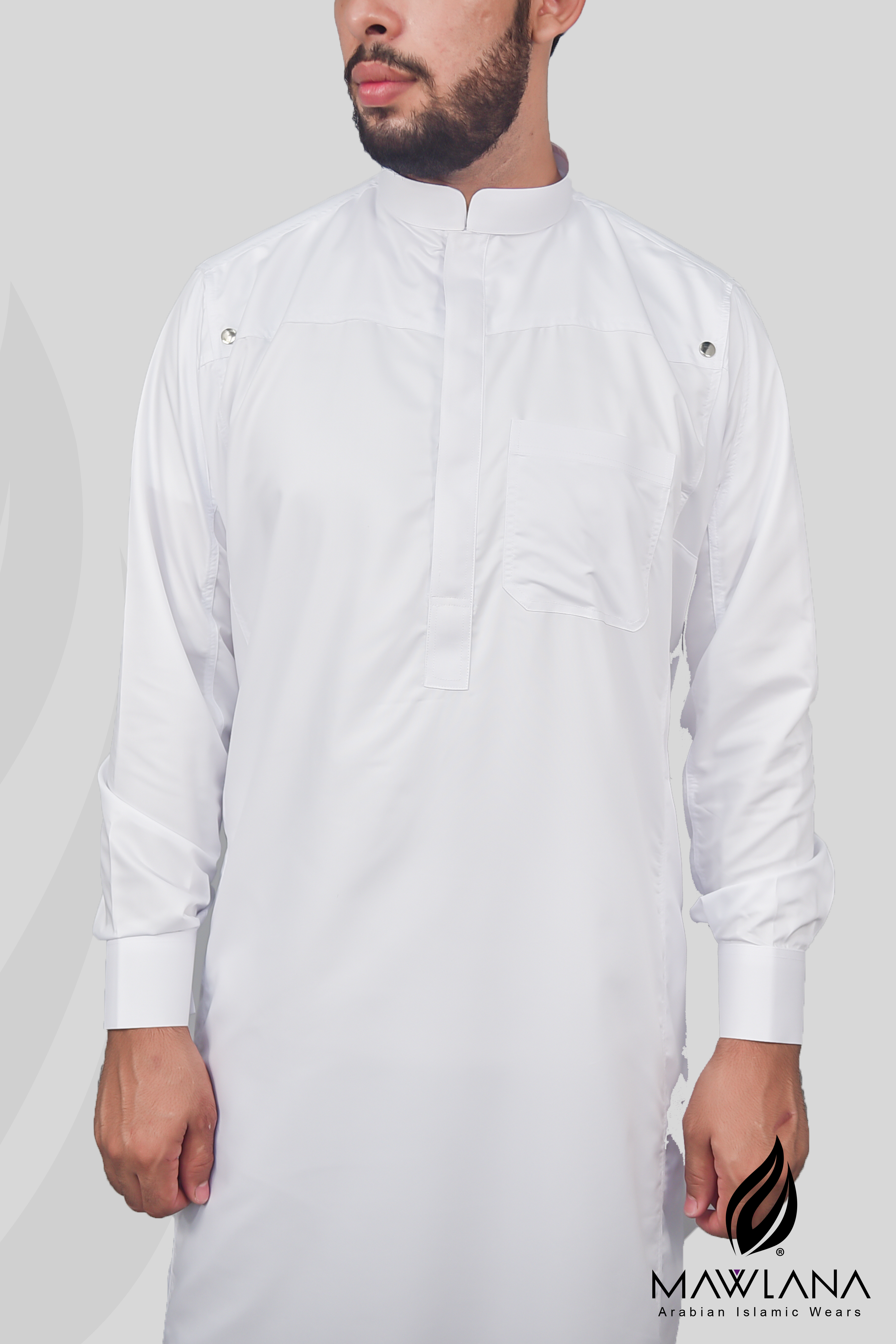 Jubah Putih lelaki exclusive Methobe 2
