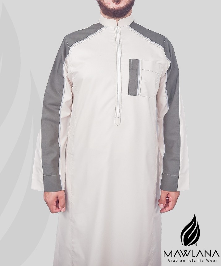 JUBAH box lelaki lengan panjang kingdom calligrapgy