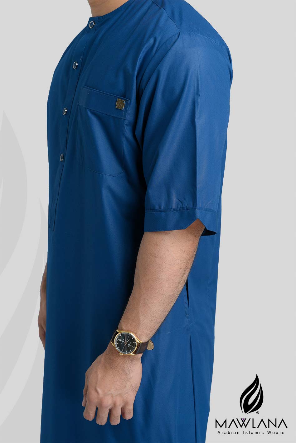 Jubah lelaki dewasa lengan pendek cotton B2