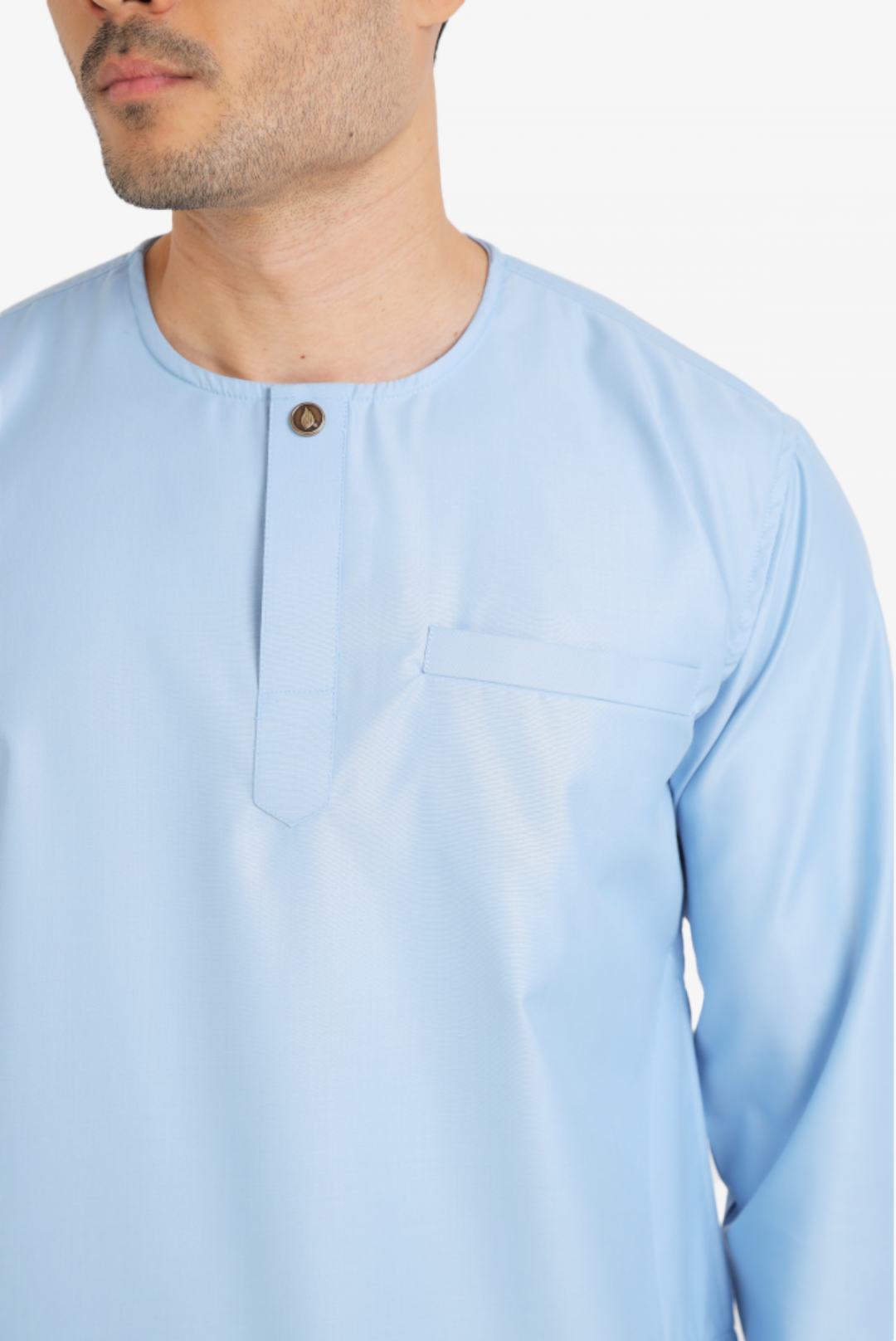 KURTA MAWLANA ALI IN ASH BLUE