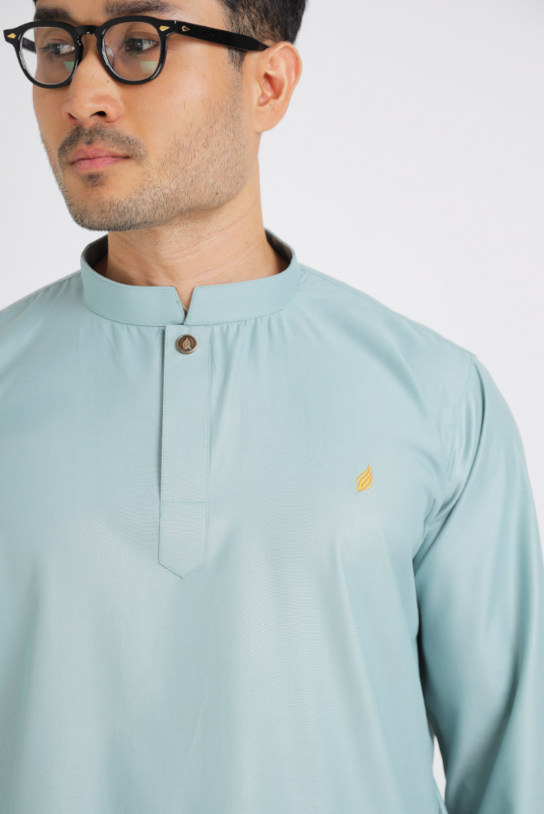KURTA MAWLANA KAHFI IN EARTH GREEN