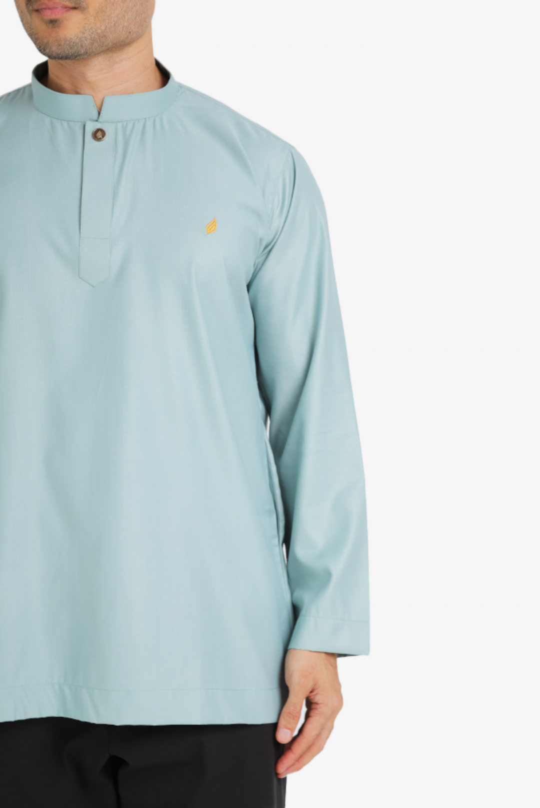 KURTA MAWLANA KAHFI IN EARTH GREEN