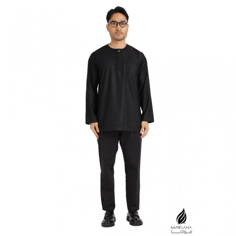KURTA MAWLANA ALI IN BLACK