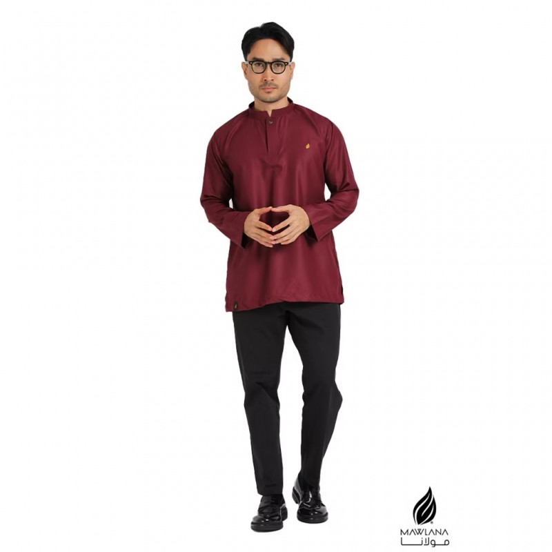 KURTA MAWLANA KAHFI IN MAROON