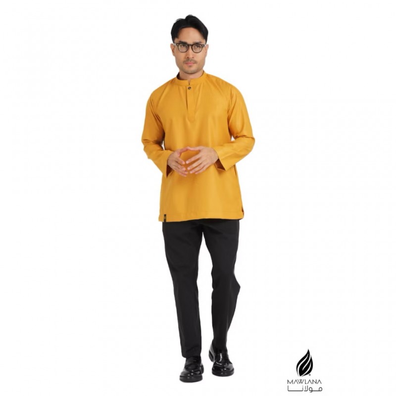 KURTA MAWLANA KAHFI IN MUSTARD YELLOW