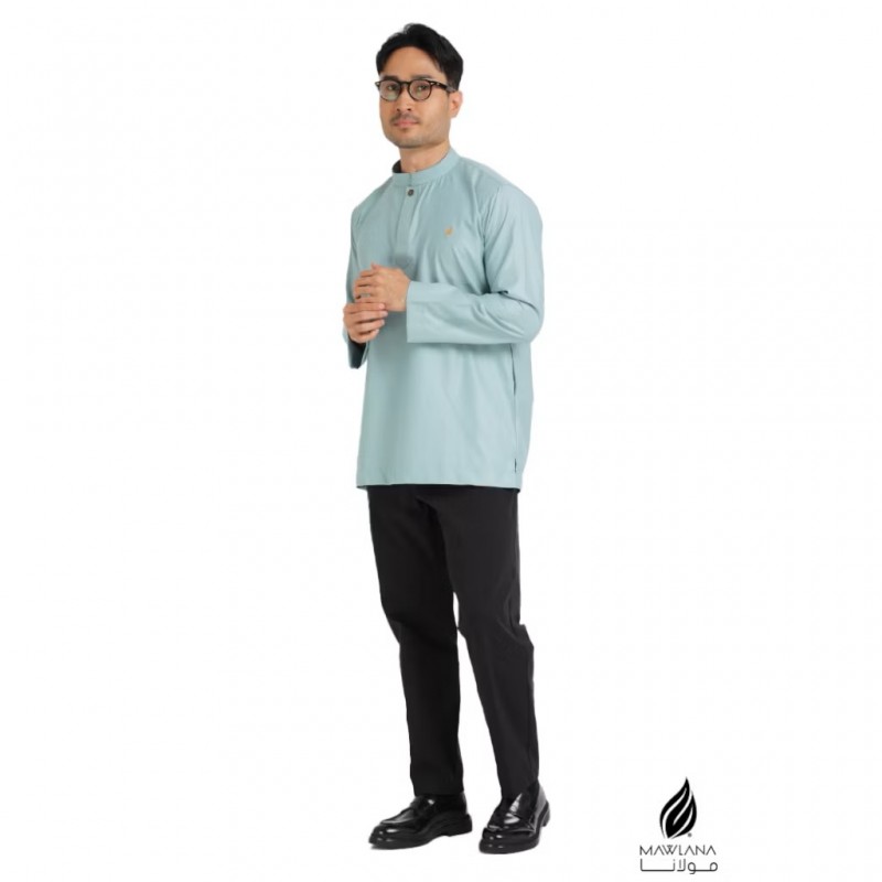 KURTA MAWLANA KAHFI IN EARTH GREEN
