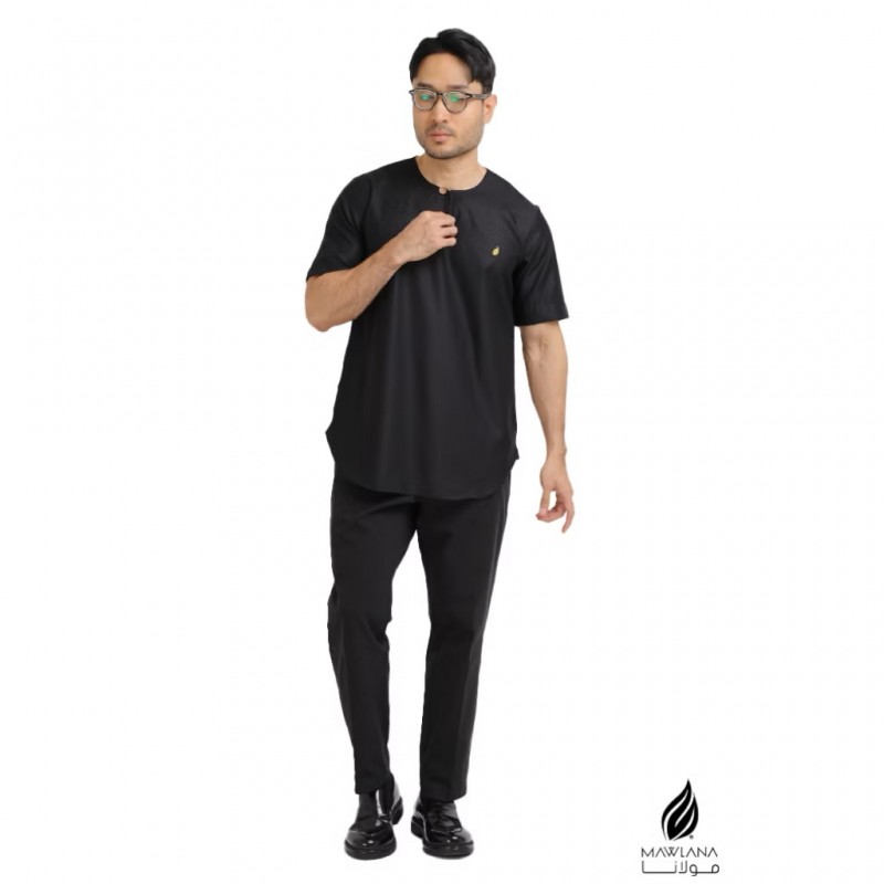 KURTA MAWLANA BILAL IN BLACK