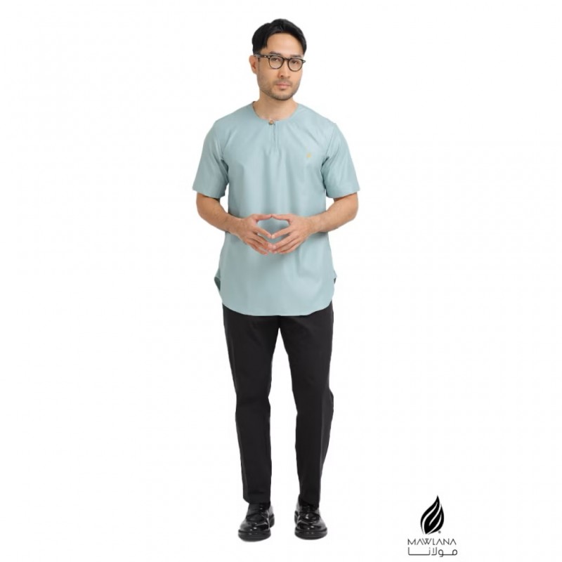 KURTA MAWLANA BILAL IN EARTH GREEN