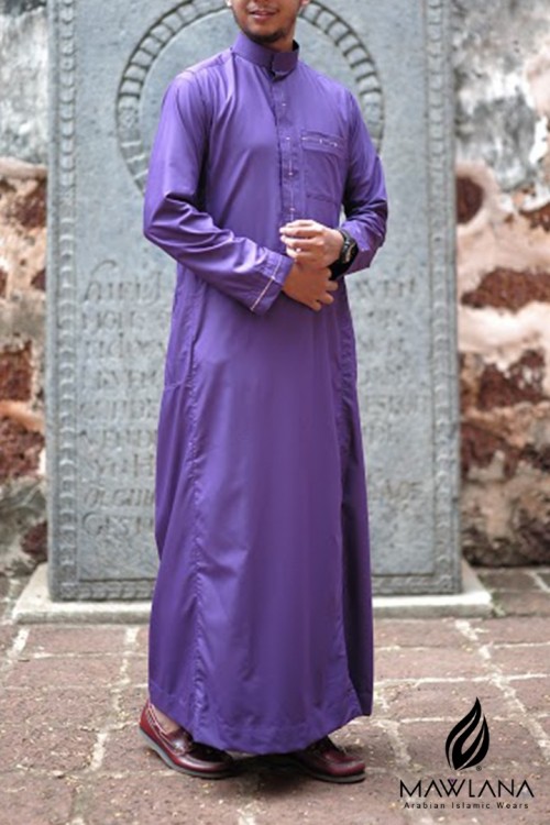 Jubah lelaki exclusive Raya MAIW (Purple)