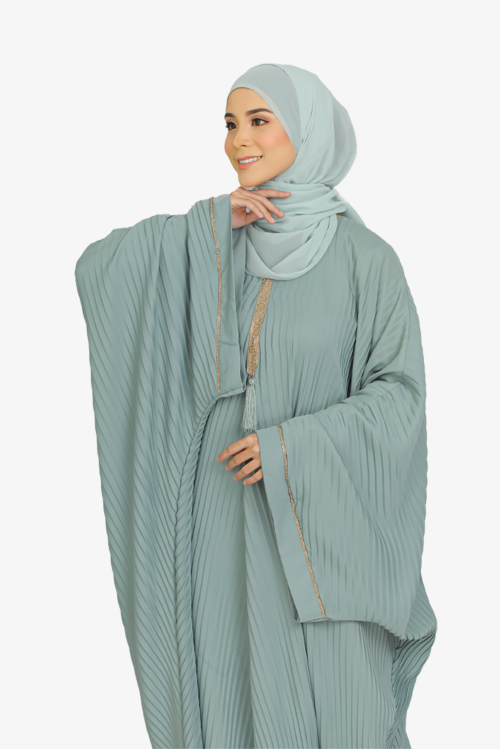 Pleated Abaya Kaftan New Arrival High Quality