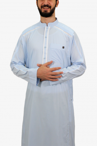 Jubah Lelaki Dewasa 821-Style 5 Lengan Panjang