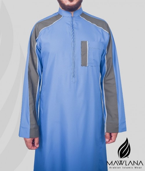 JUBAH box lelaki lengan panjang kingdom calligrapgy