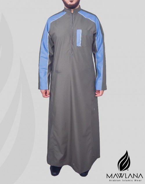 JUBAH box lelaki lengan panjang kingdom calligrapgy