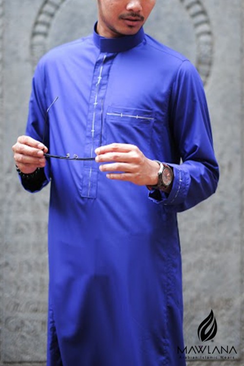 Jubah lelaki exclusive Raya MAIW (Royal Blue)