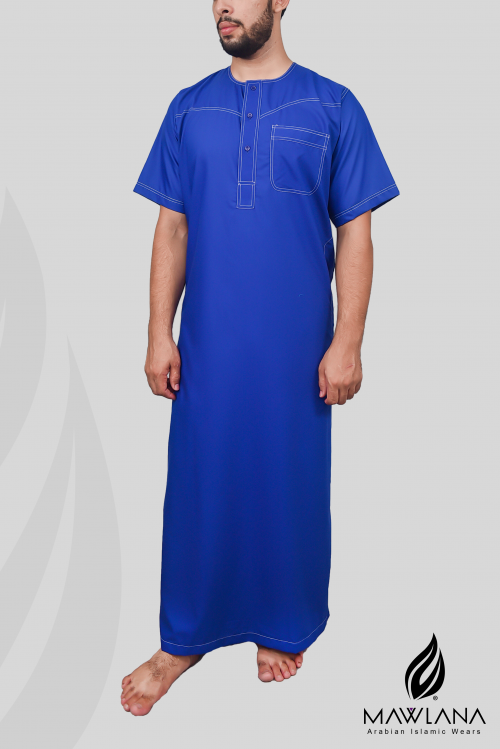 JUBAH MAIW S-S (Blue)