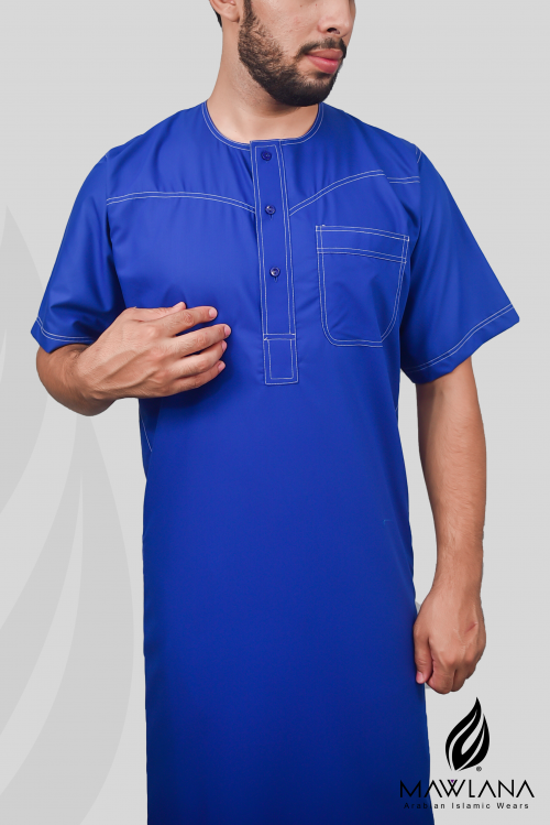 JUBAH MAIW S-S (Blue)