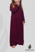 Abaya budak perempuan Sanad (Maroon)