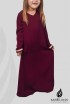 Abaya budak perempuan Sanad (Maroon)