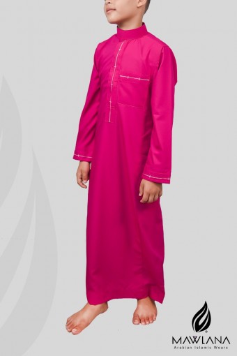 Jubah lelaki exclusive Raya  (Fushia)