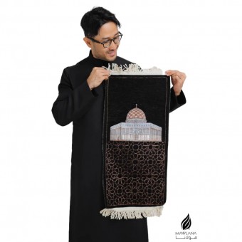 Sejadah Kiswah (Kelambu Kaabah) Mesir Kecil / Mini / Muka/Door Gift (Masjidil Aqsa)