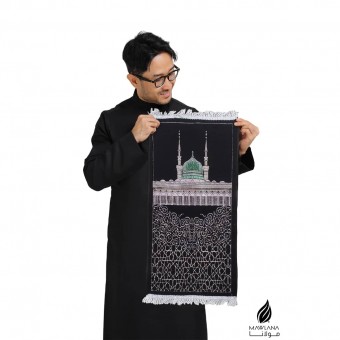 Sejadah Kiswah (Kelambu Kaabah) Mesir Kecil / Mini / Muka/Door Gift (Madinah)