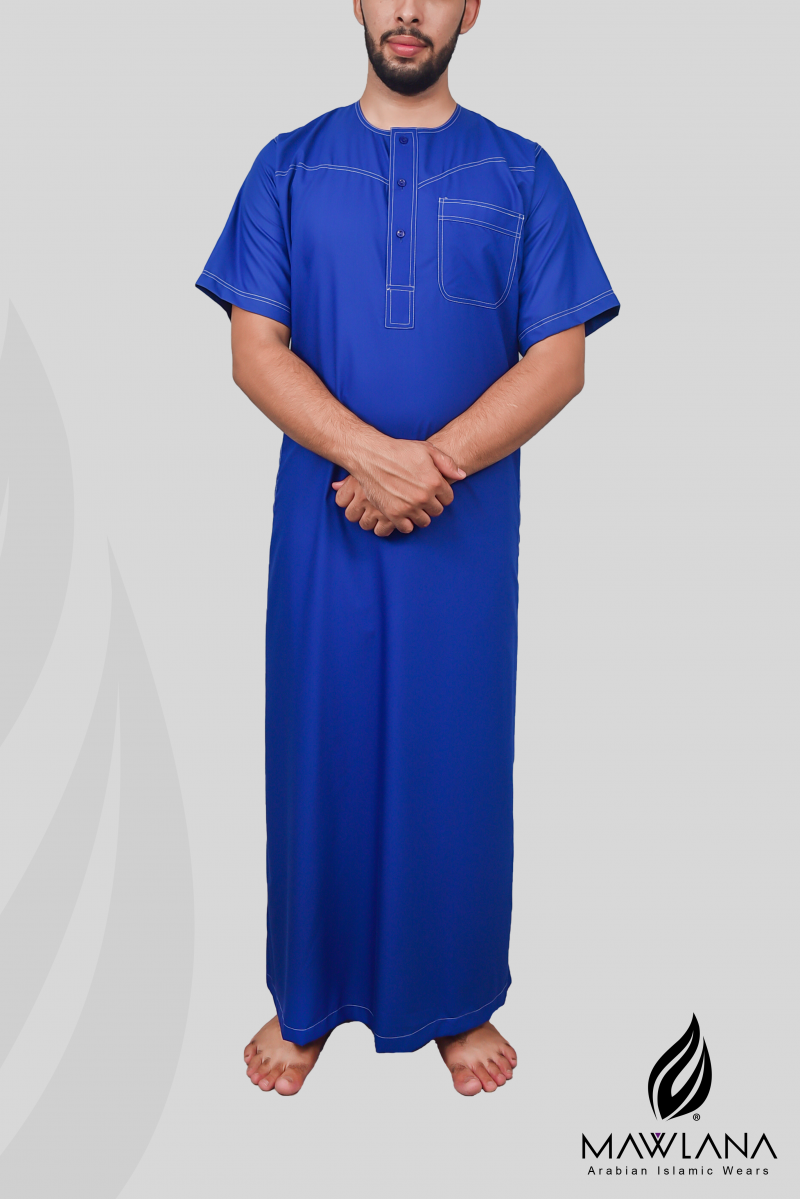 JUBAH MAIW S-S (Blue)