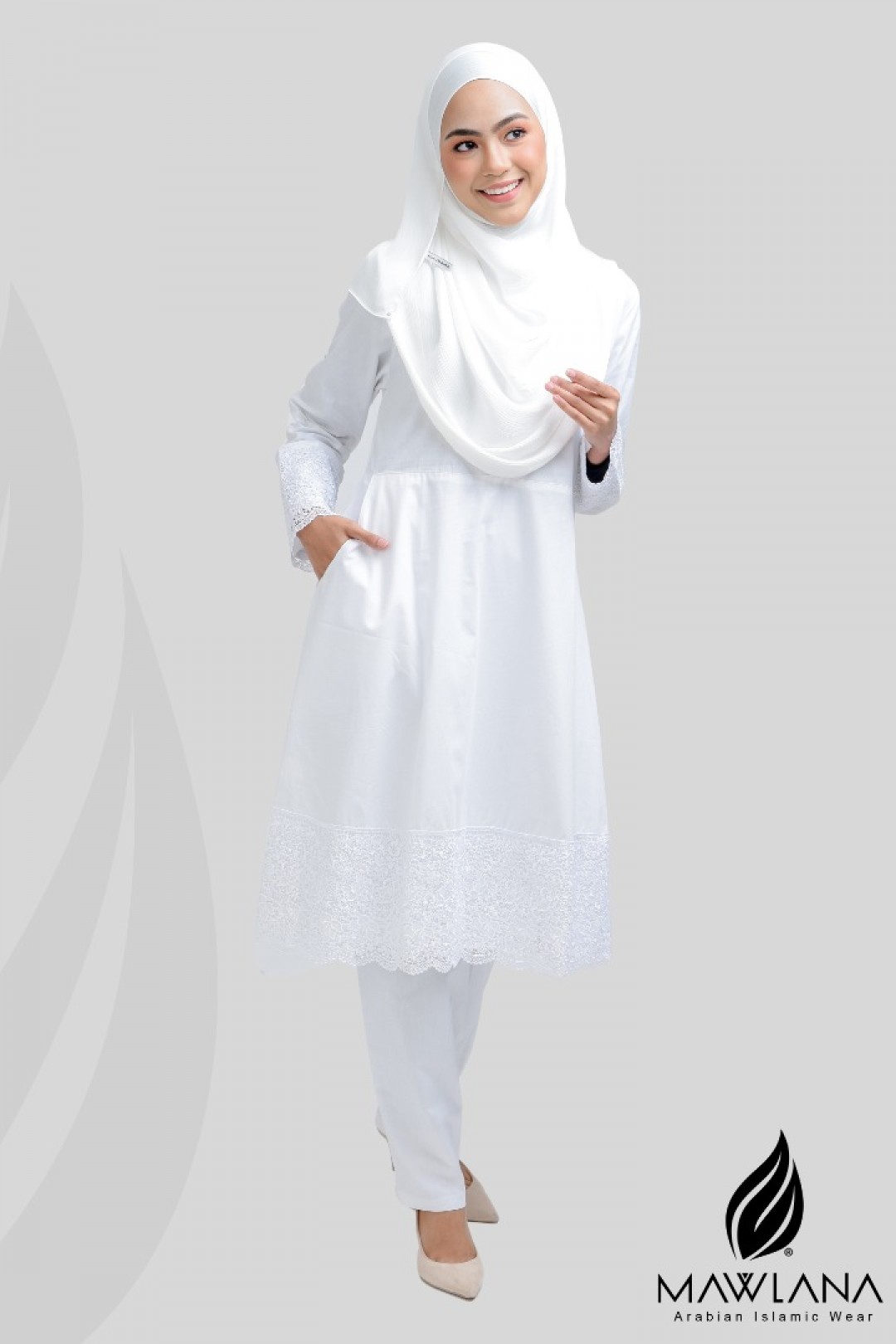 Blouse with pants aulia