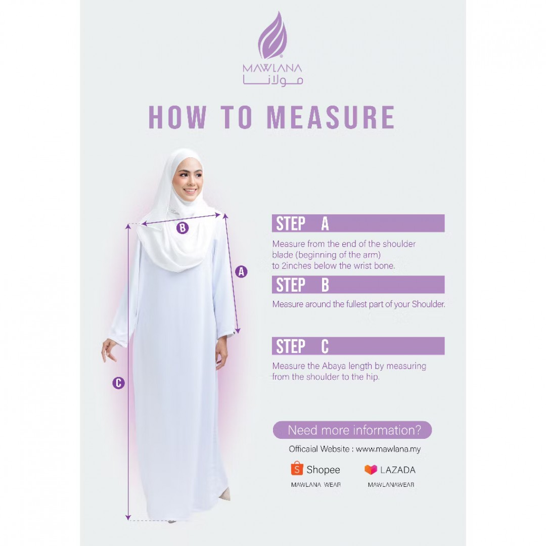 Jubah Perempuan Plain Umrah
