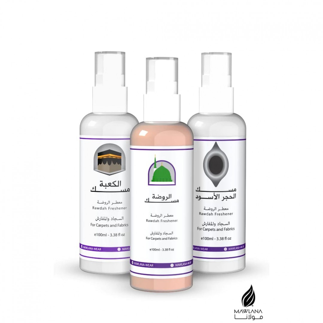 Pewangi Sejadah dan Fabrik Rawdah Freshner 100ml Original(Misk K